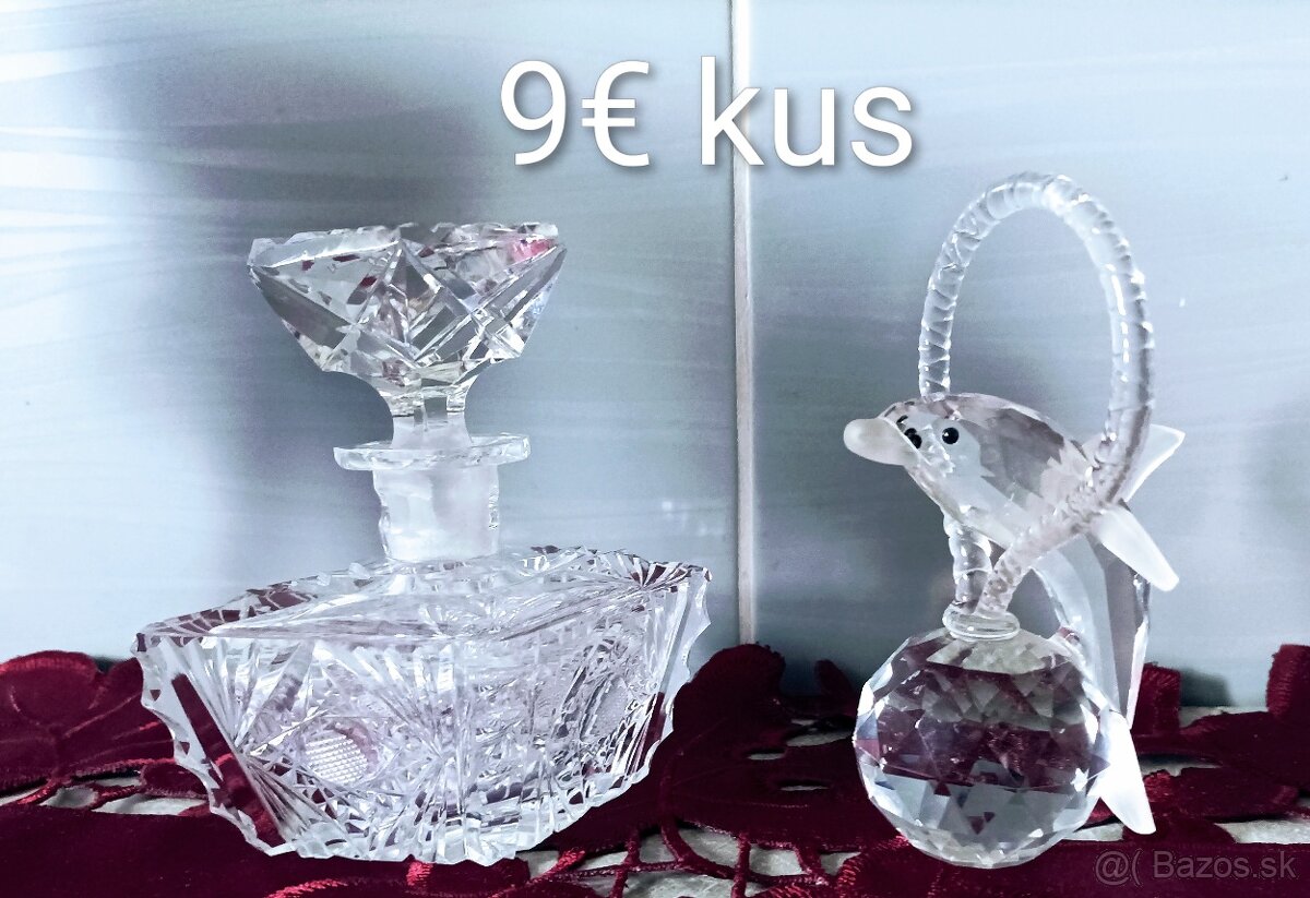 Krištáľová karafa+ poháre - 11