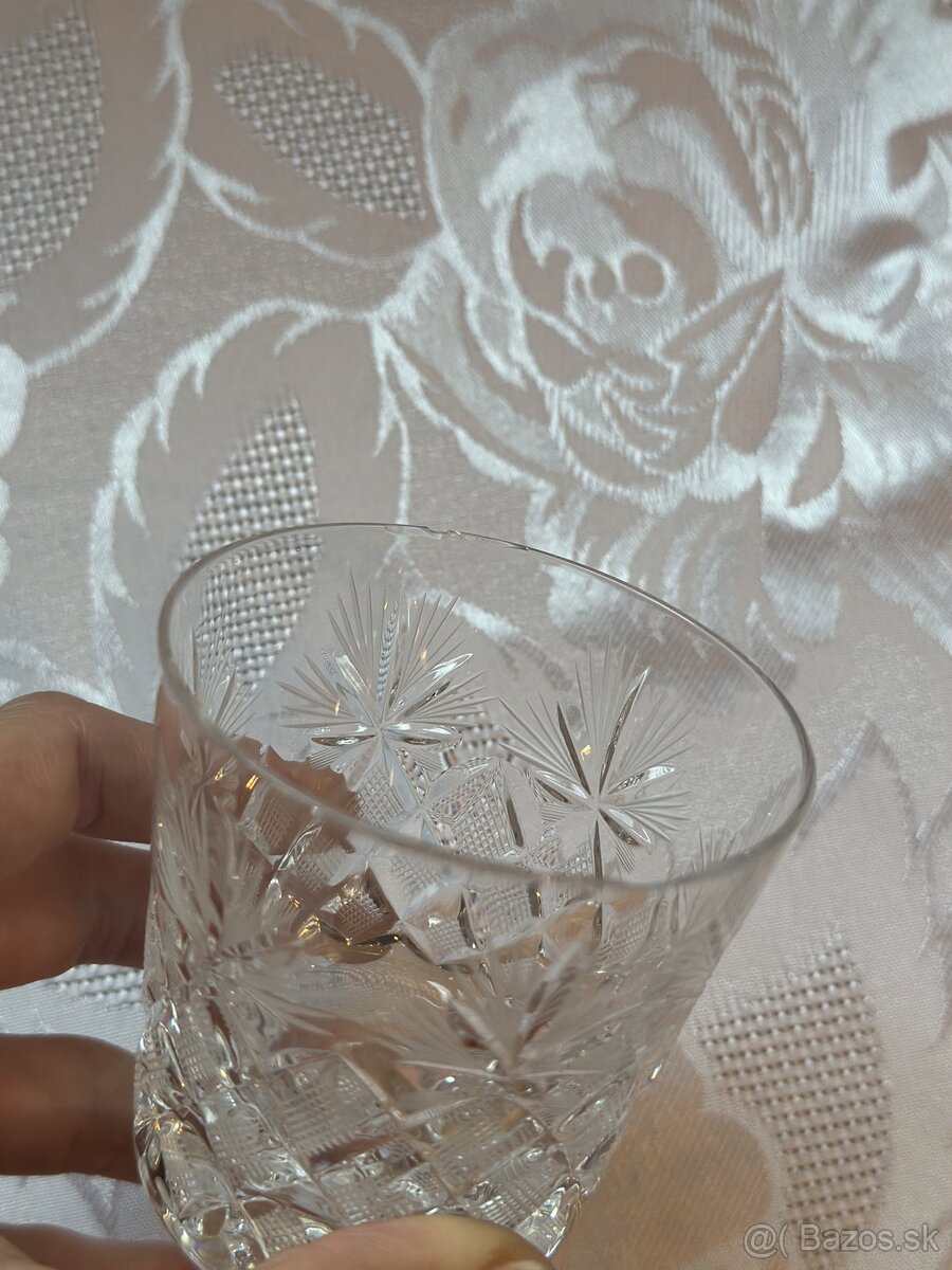 Krištálové poháre na stopke - 11