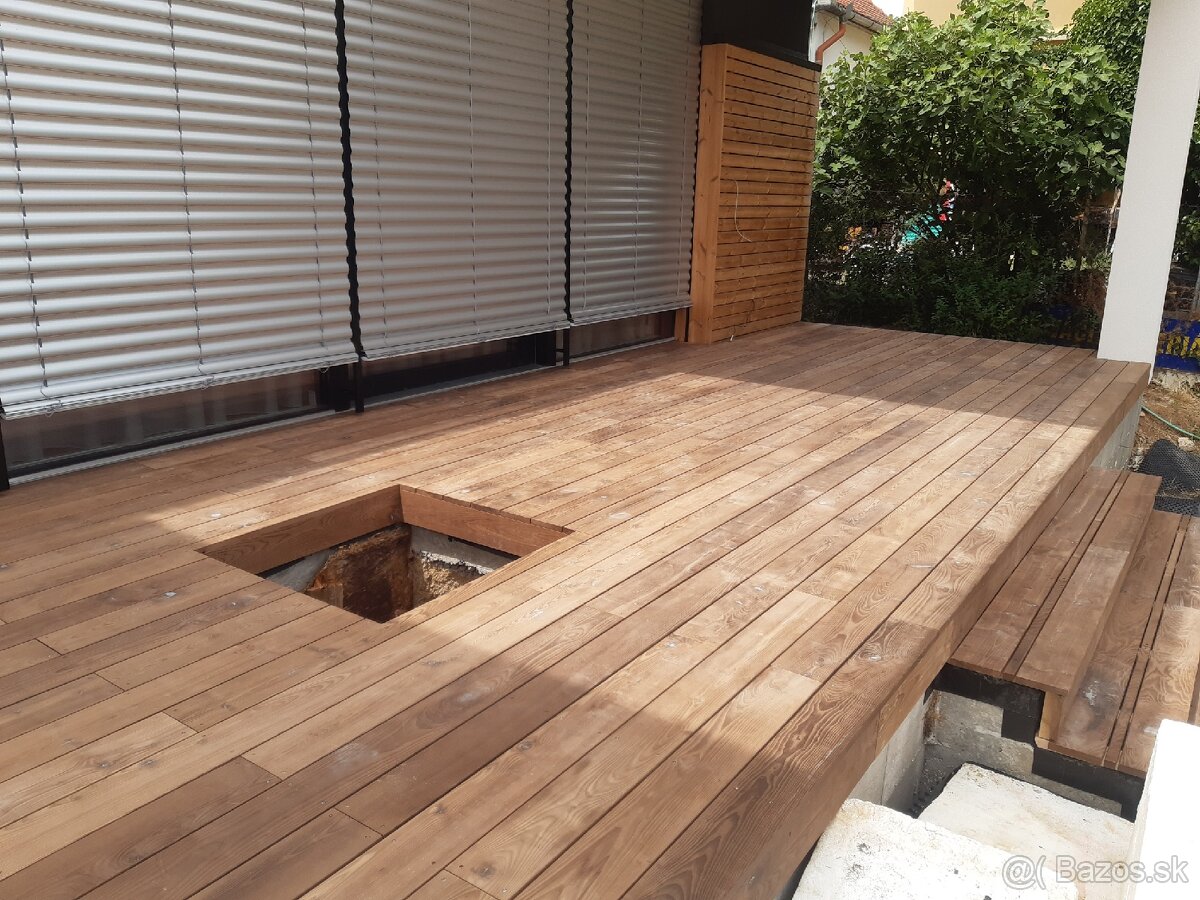 Drevené terasy a obklad. - 11