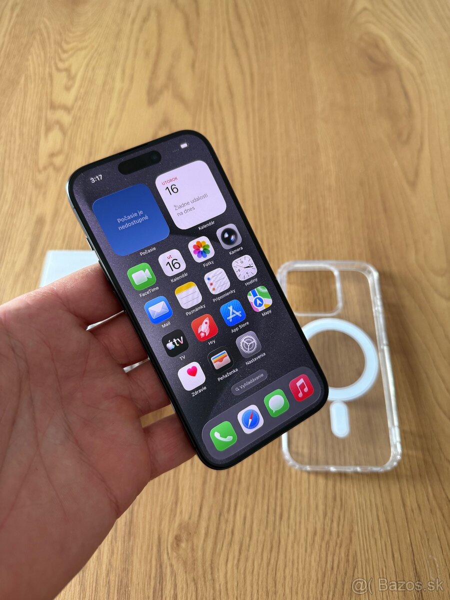 iPhone 15 Pro 128 gb Black Titanium v záruke + príslušenstvo - 11