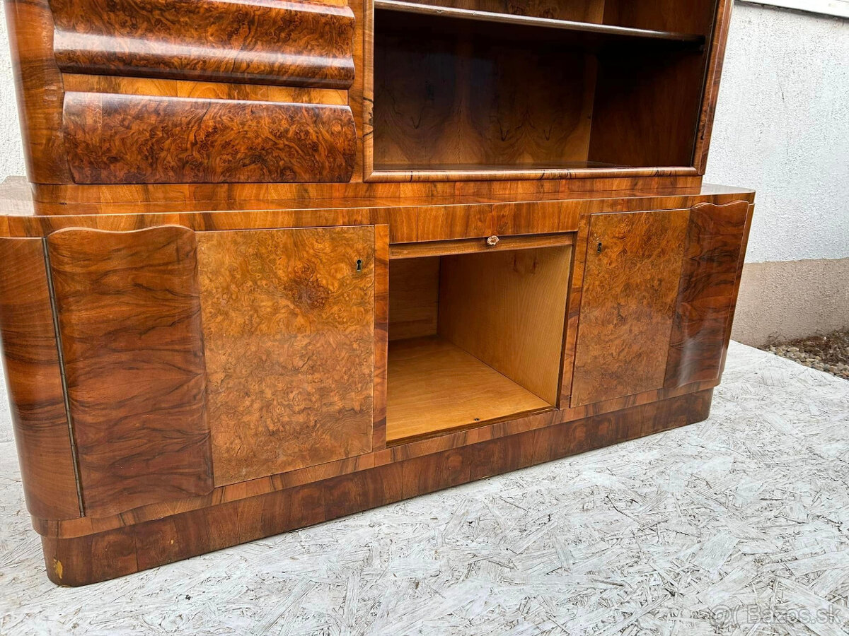 art DECO kabinet / sekretár - 11