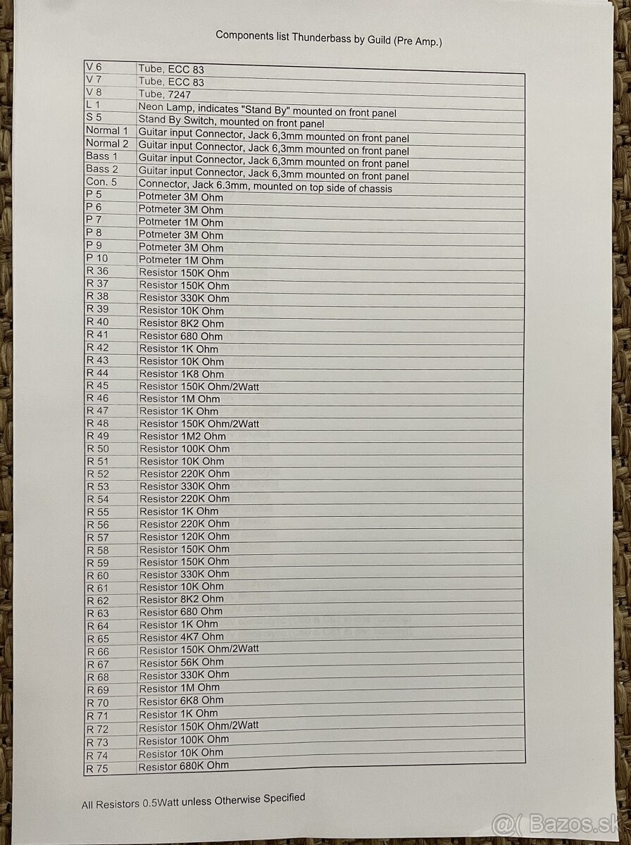 GUILD THUNDERBASS + KABINET MADE IN U.S.A. - 11