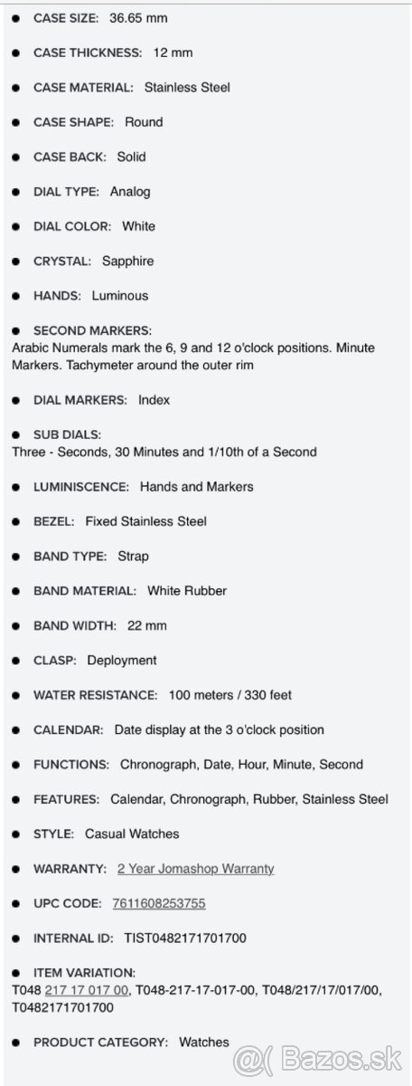Tissot dámske hodinky - 11