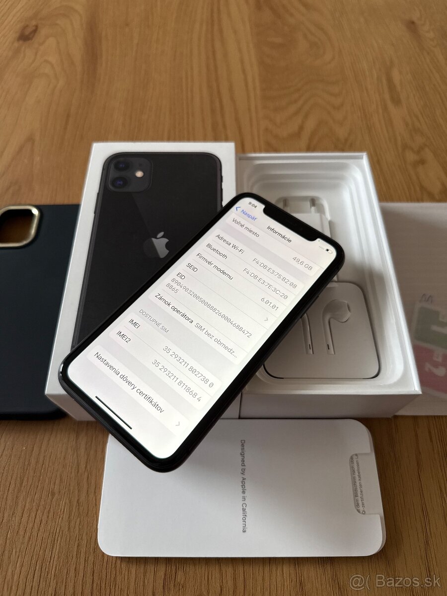 iPhone 11 64 gb Black - komplet príslušenstvo, záruka - 11