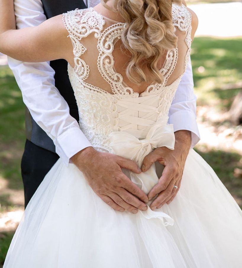 Svadobné šaty 36-38 - 11