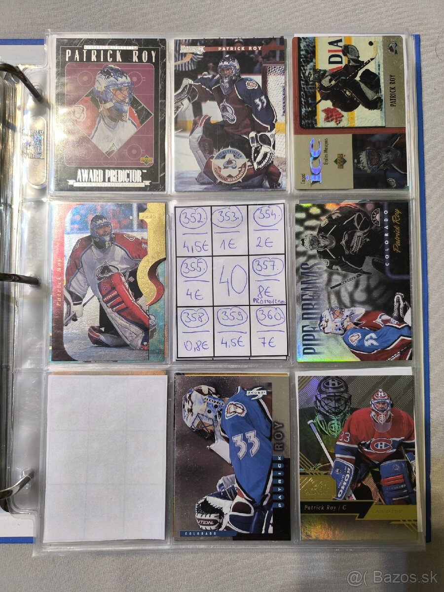 Hokejové kartičky - Patrick Roy 2 - 11