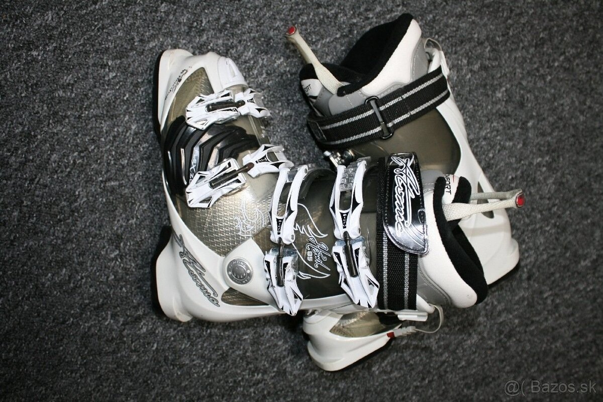 dámske lyže salomon sun 136 cm , drevené jadro - 11