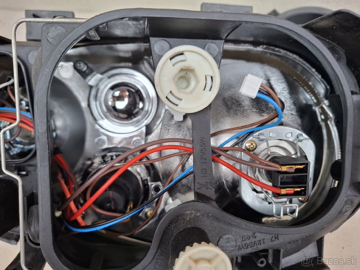 Sklenené predné svetlá golf 4 mk4 - 11