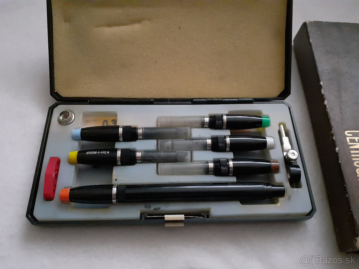 Sady technických, rysovacích pier - rôzne značky - 11