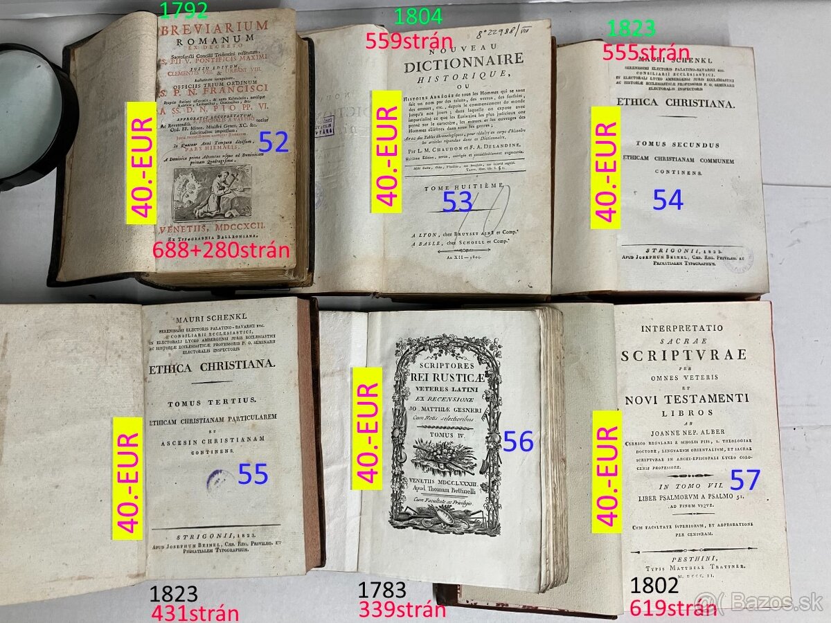 1600 - 1700 veľmi staré knihy - 11