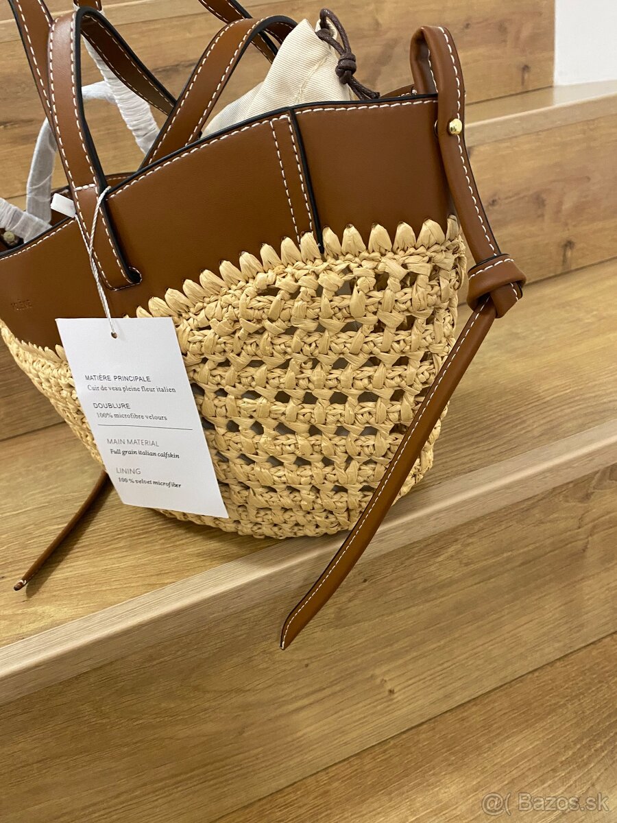Polene kabelka pruteny košík - 11