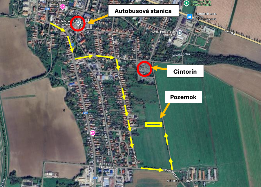 Vráble - 1421 m2 STAVEBNÝ pozemok - 11