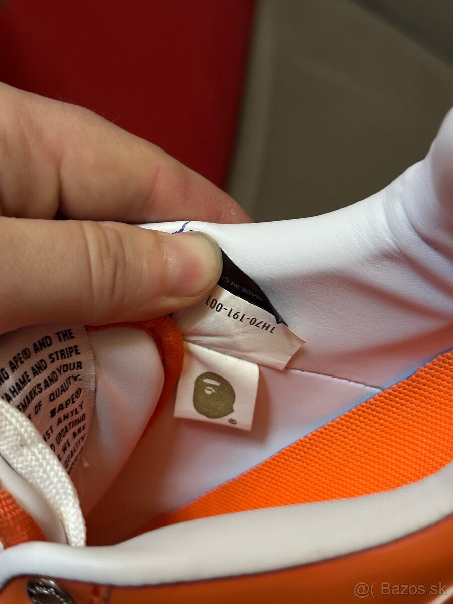 BAPE A Bathing Ape Sta Low Orange (veľkosť 42) - 11