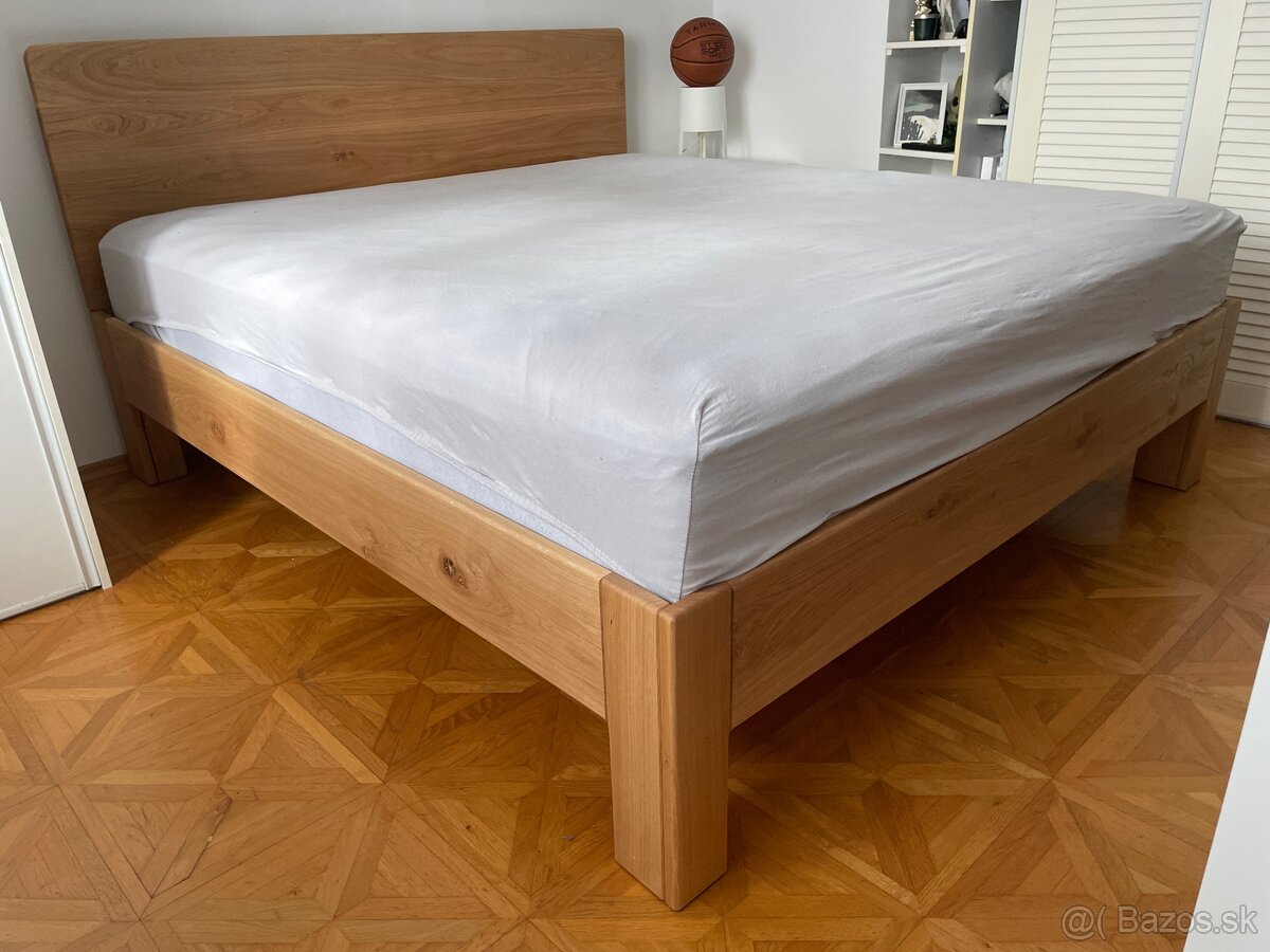 Dubová posteľ 180x200cm - 11