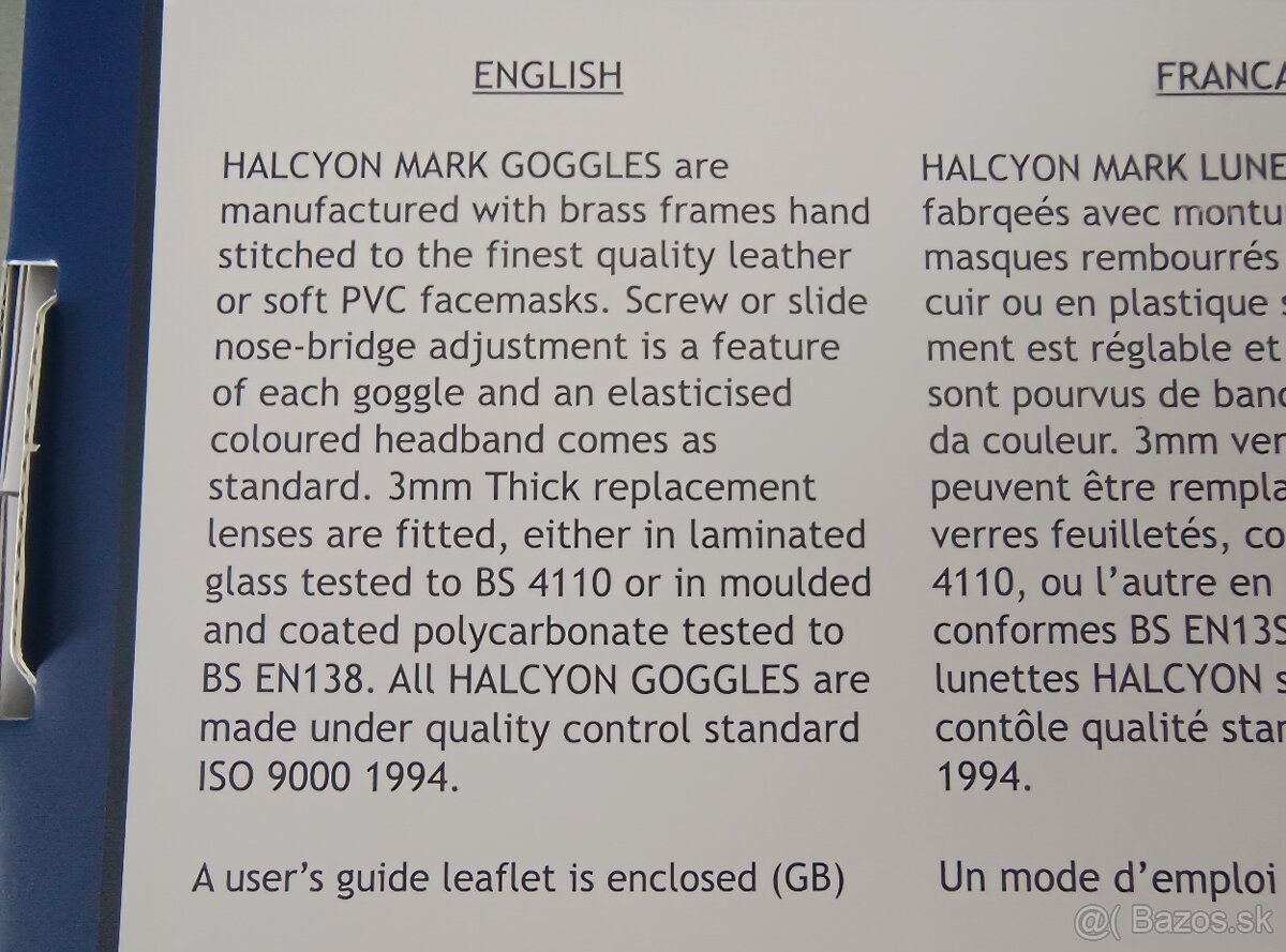 Retro motocyklové okuliare HALCYON MARK 410 - 11