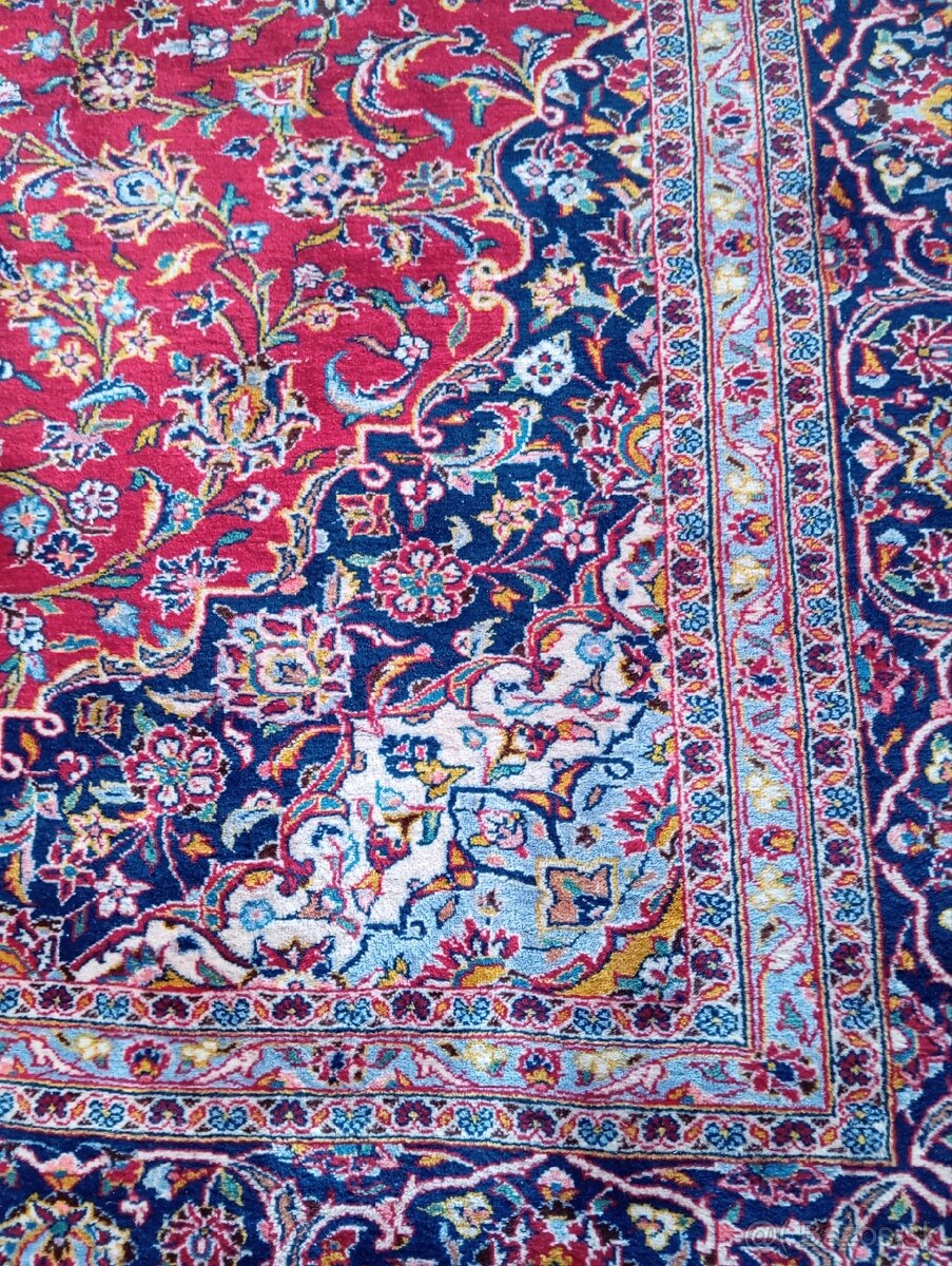 🌟Luxusný ručne viazaný perzský koberec Keshan 400×300 cm🌟 - 11