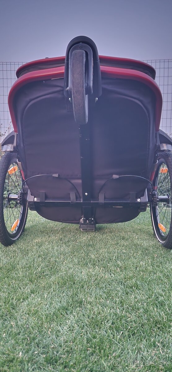 Hamax Outback cyklovozík pre 2 deti TOP stav, komplet výbava - 11