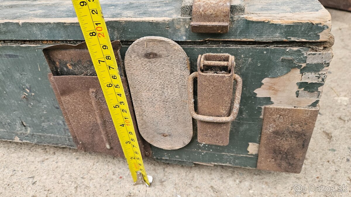 Vojenska drevena krabica bedňa 1. - 11