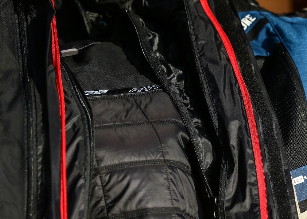 Predám moto bundu a nohavice RST Adventure - 11