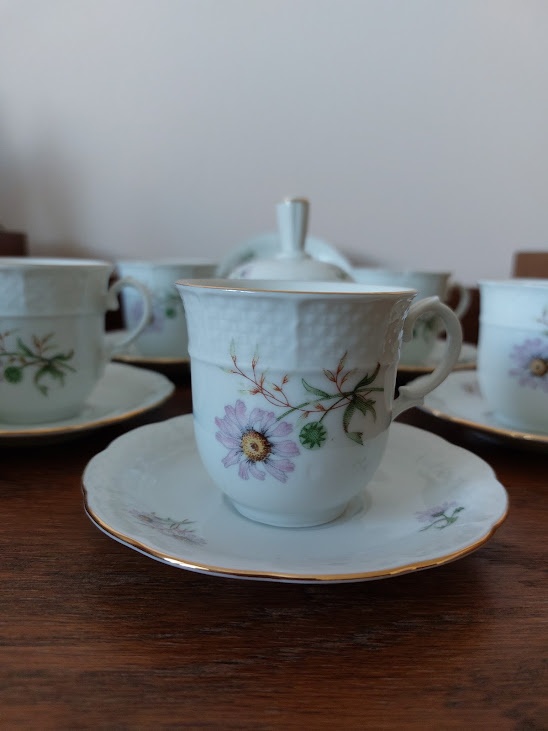 Karlovarsky porcelan - mokka salocky - 11