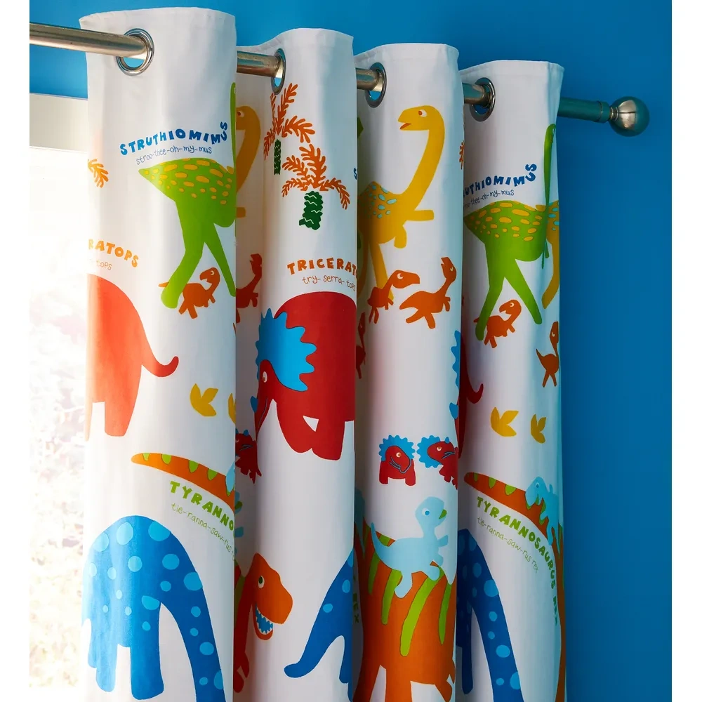 Detský záves Dino by Catherine Lansfield, 168x183 - 11