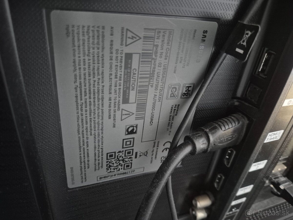 Text Predám Samsung 50" 4K Smart TV (U -0AU7172) - 11