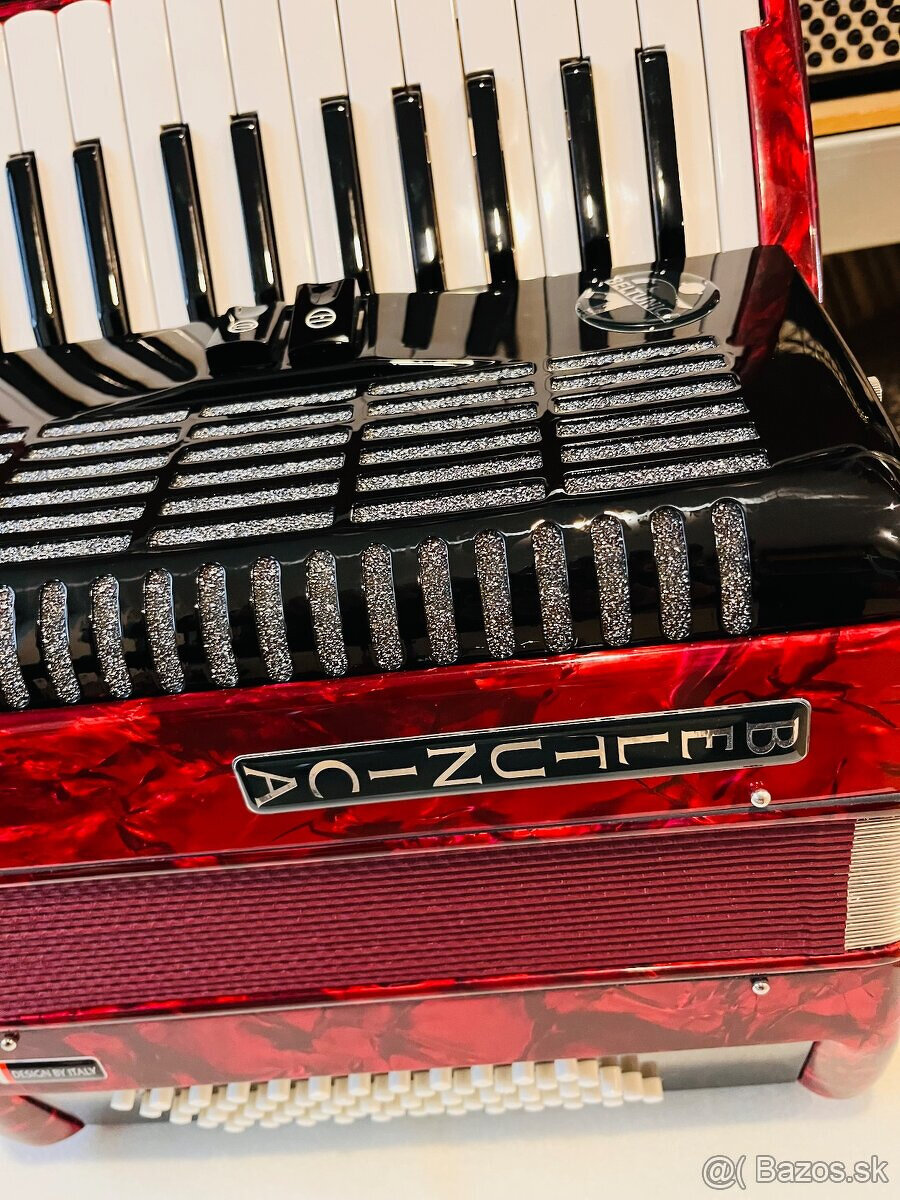 Predám nový akordeón BELTUNICA Vivaldi- De Luxe 60 basový- n - 11
