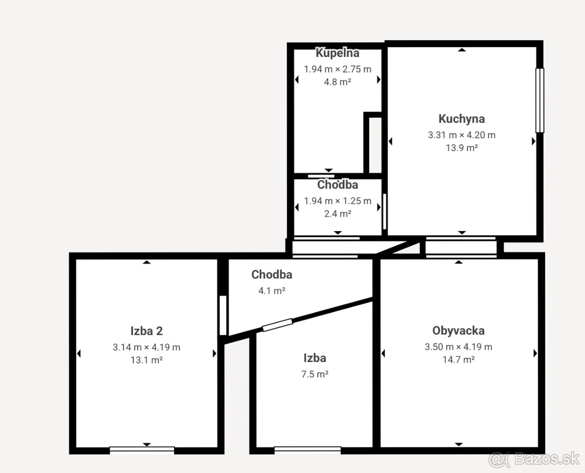 3-izb. byt - Tovarníky - 11