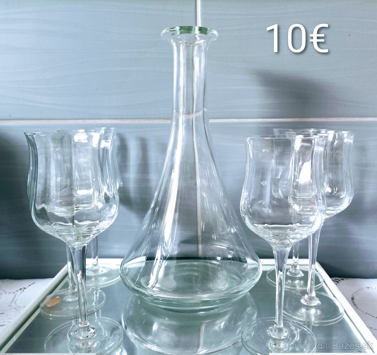 Retro karafy + poháre - 11