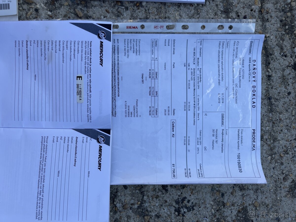 Mercury marine F9,9M - 11