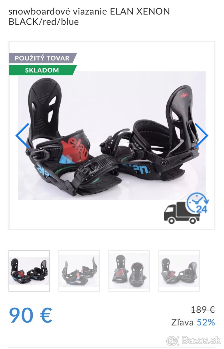 Predávam Snowboard dĺžka 150+viazanie k tomu - 11