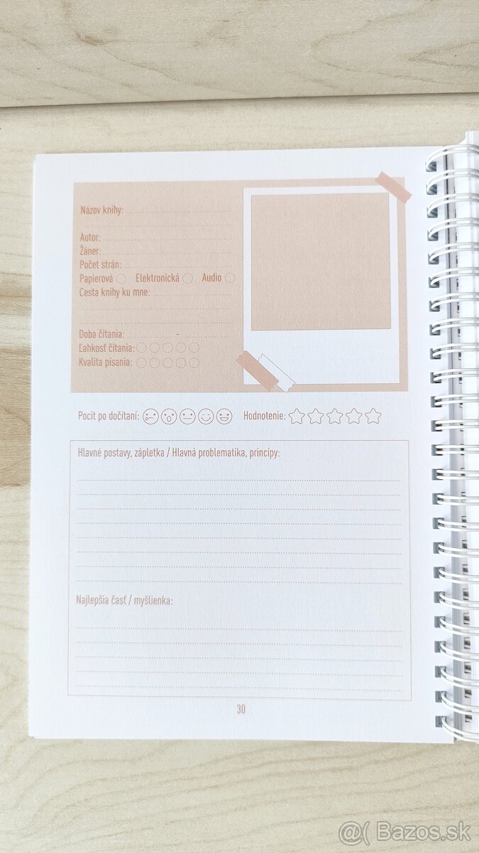 Nový Knižný diár zápisník pre knihomoľov 180 str. Dream&live - 11