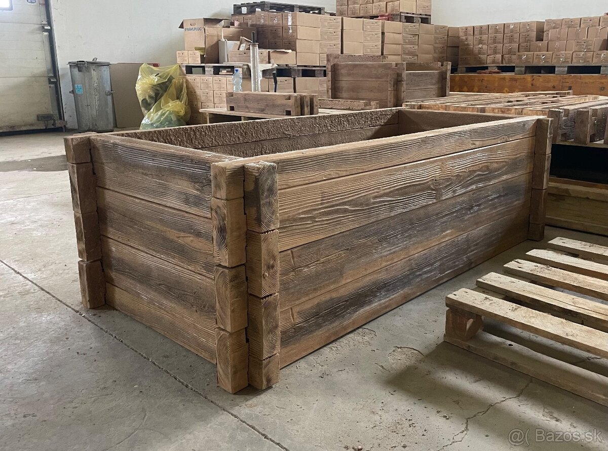 Betónový vyvýšený záhon - 11