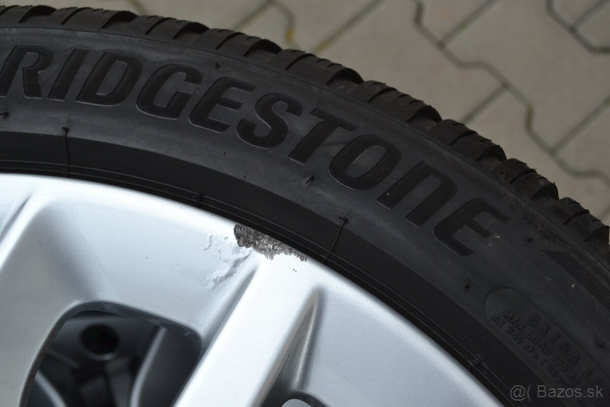 5x112 R19 Zimna sada Org. Audi A6 c7 +235/45 R19 Bridgestone - 11