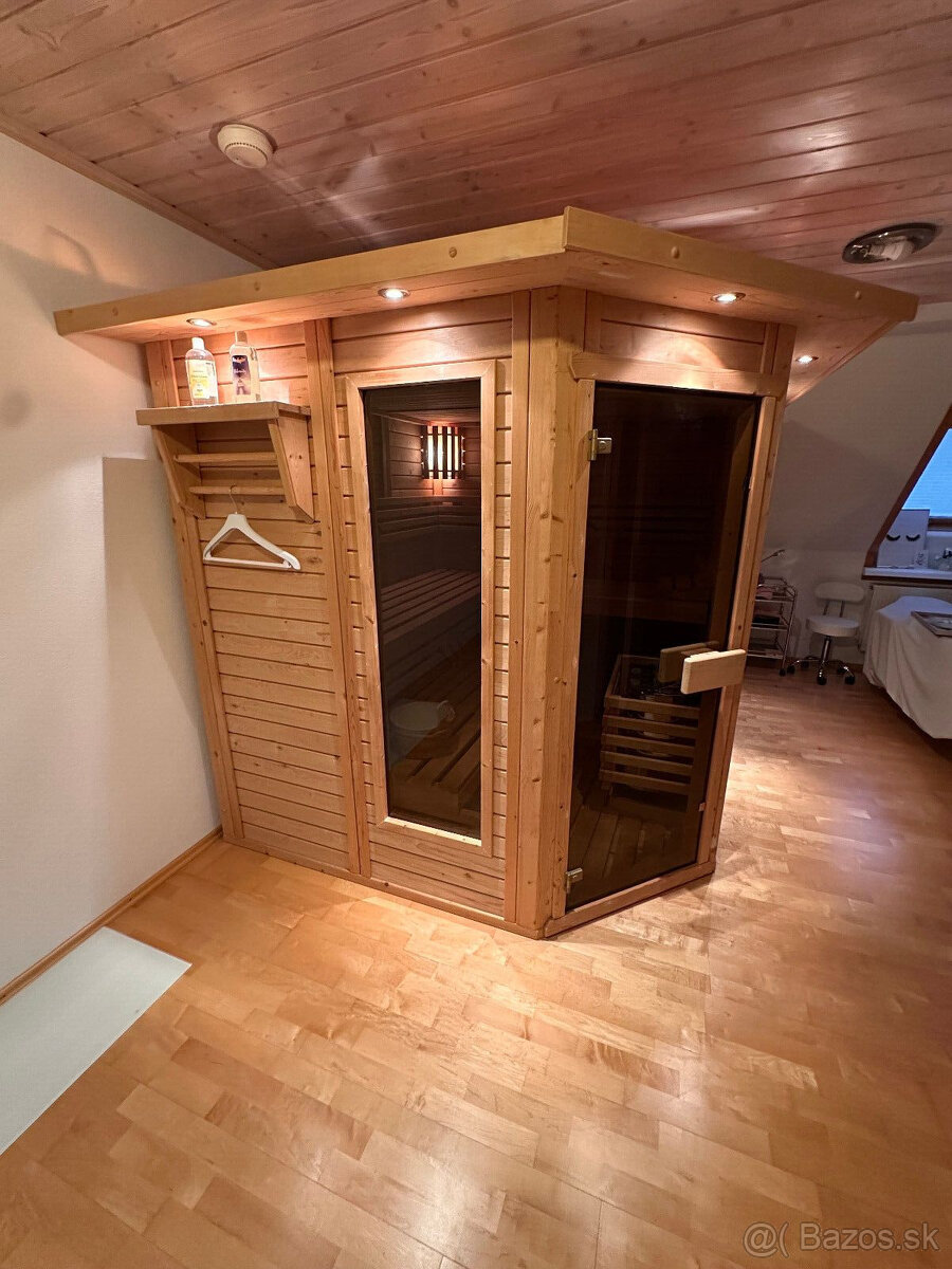 exkluzívna sauna saunová kabína vnútorná sauna 221x200cm 9kW - 11