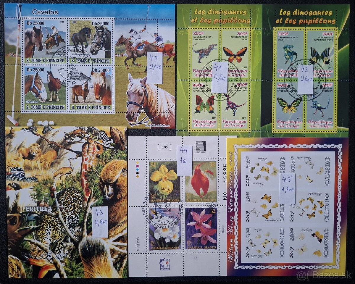 Postove znamky Mix 17 (95poloziek) - 11