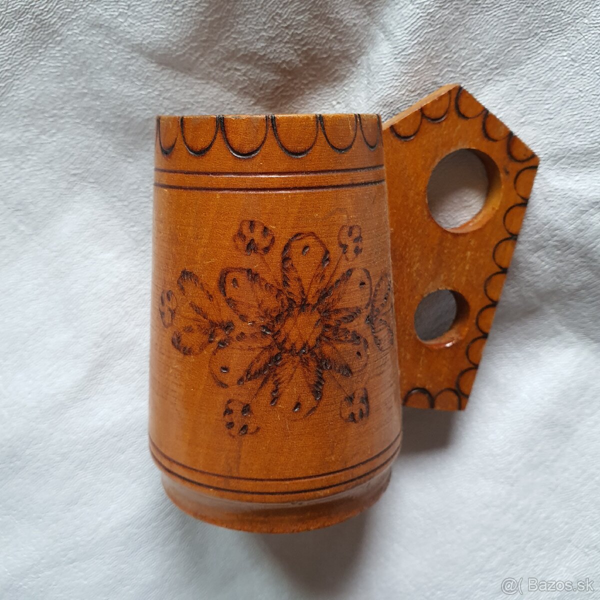 Ľudové starožitné drevené črpáky - 11