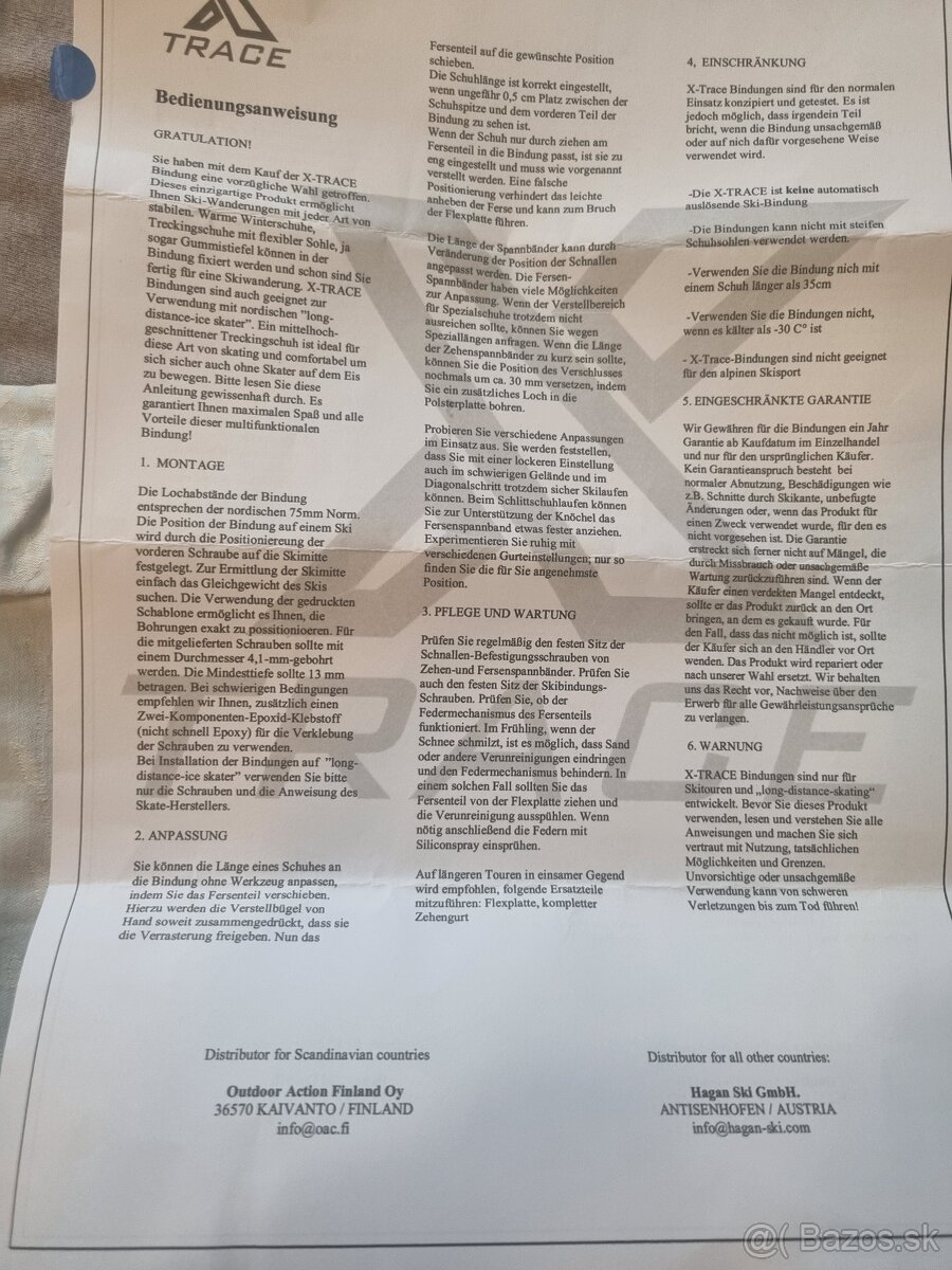 Turistické lyže Bilgeri - 11