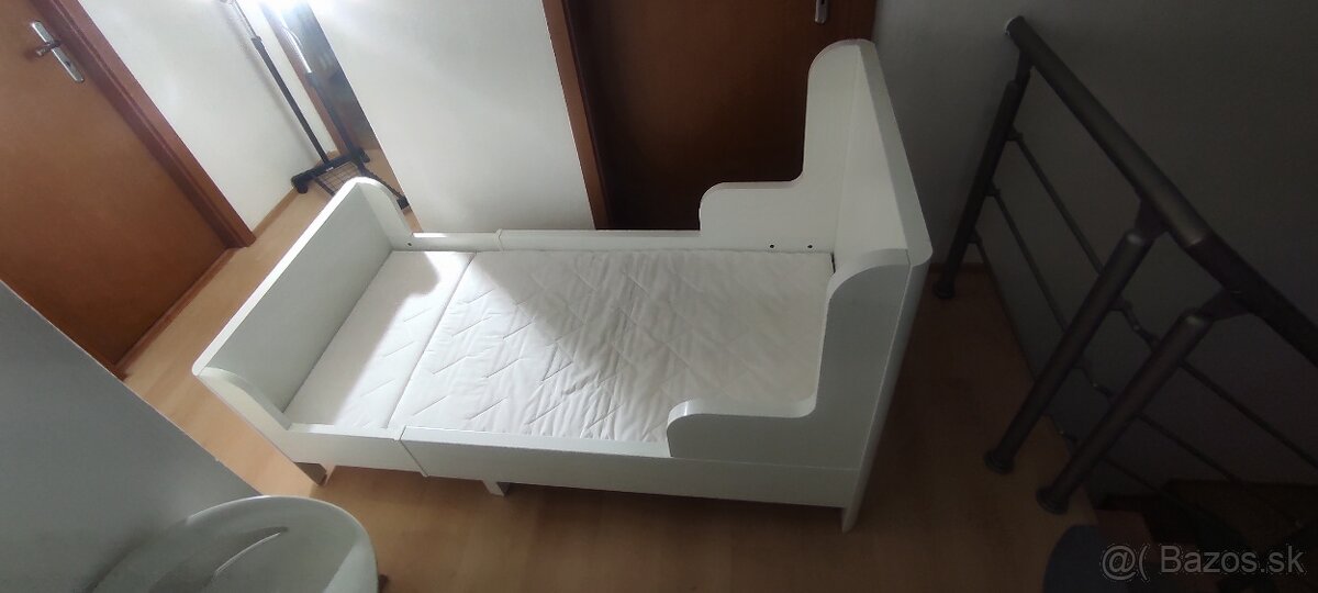 Predám roztahovaciu Posteľ IKEA BUSUNGE + matrac VIMSIG - 11
