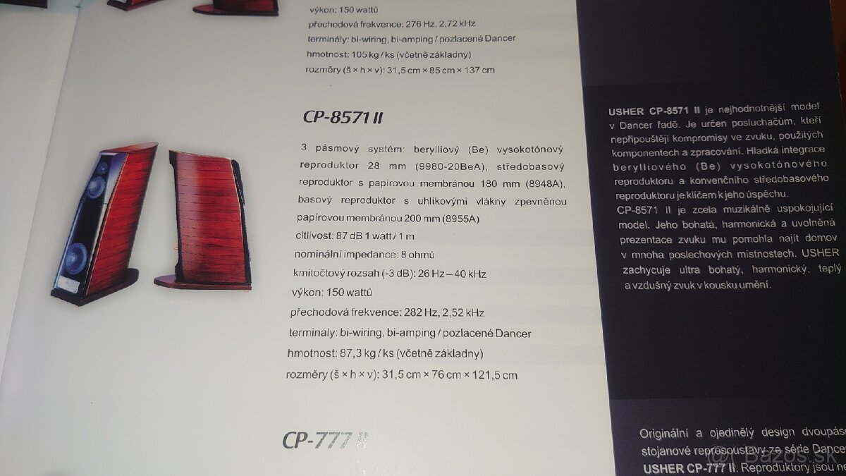 USHER CP - 8571 Stlpové reproduktory - 11