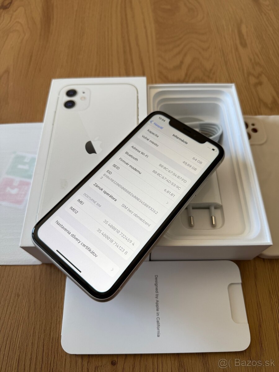iPhone 11 64 gb White - komplet príslušenstvo, záruka - 11