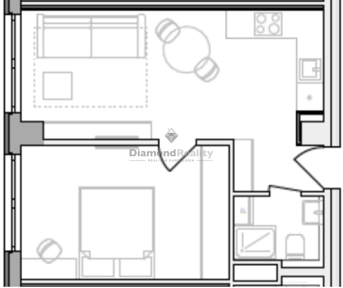 PREDANÝ - Na predaj pekný 2 izbový byt na ulici Krivá, Košic - 11