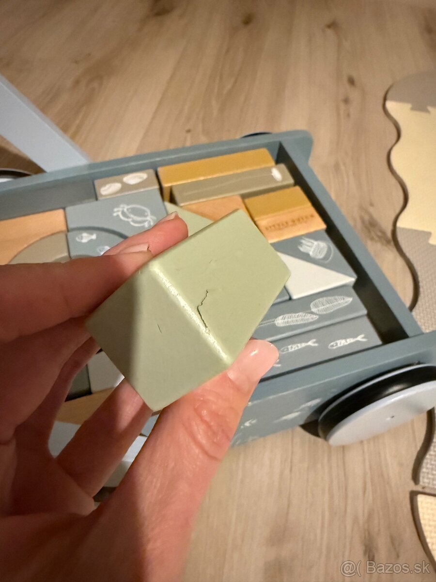 Little dutch vozík s kockami - 11