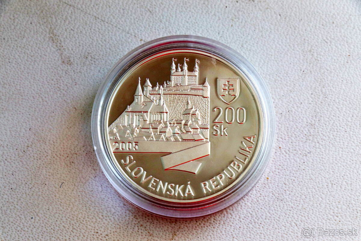 PREDAJ - 200 Sk zberateľské PROOF mince - 11