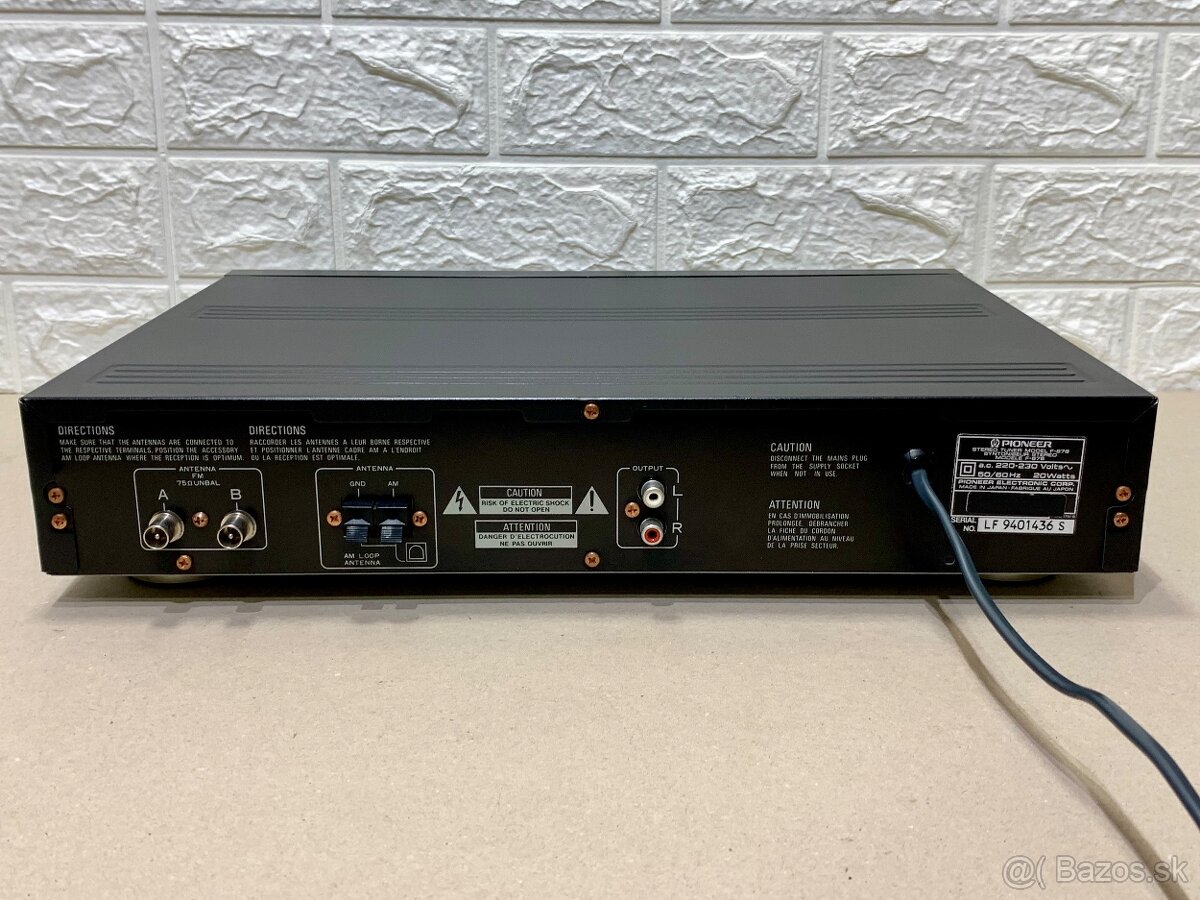 Pioneer F-676 …. FM/AM stereo tuner - 11