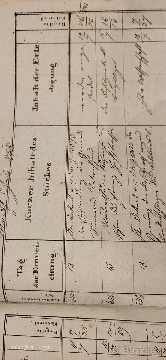 Predám Politisches Einreichungs-Protocoll - 11