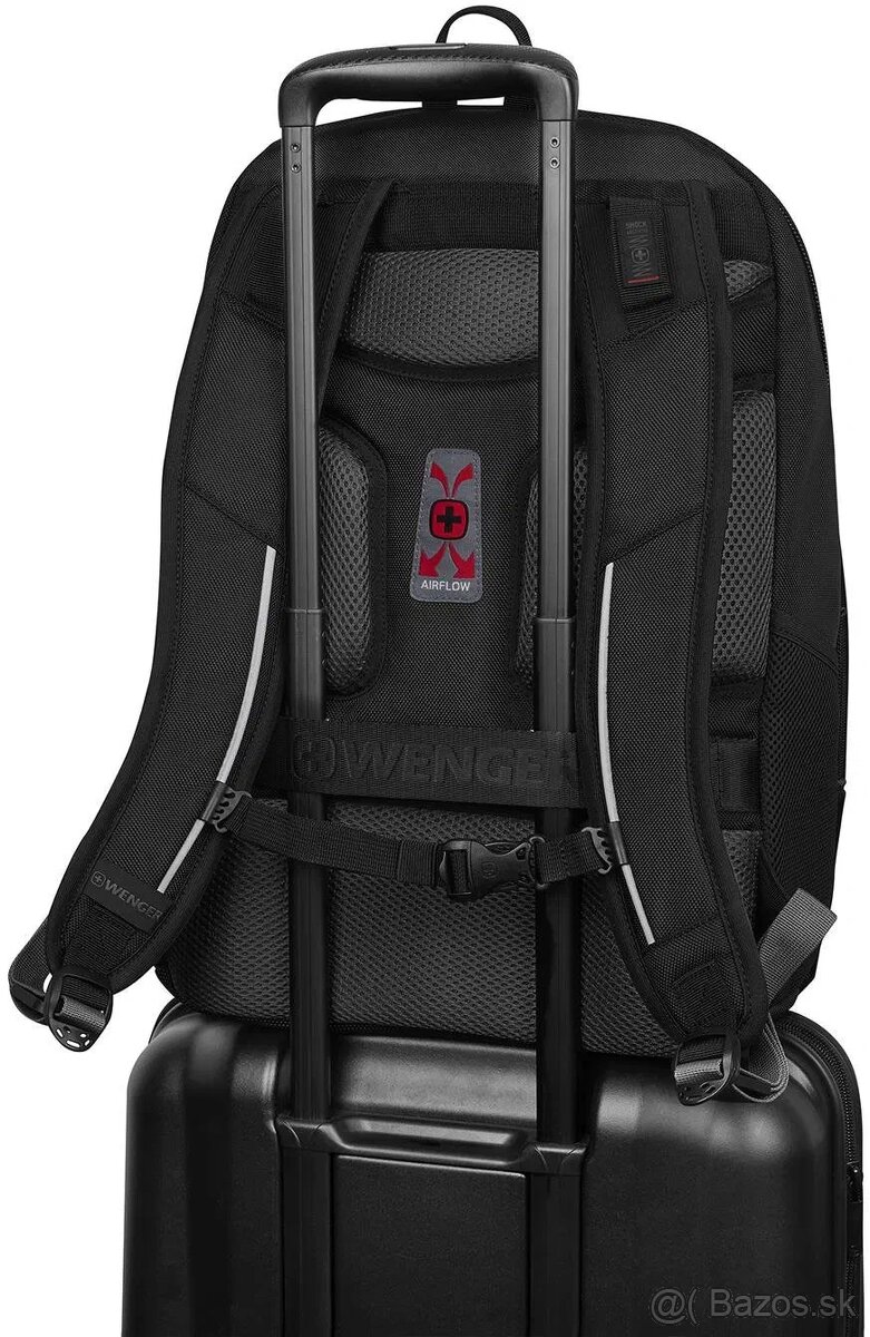 Batoh na notebook WENGER Carbon Pro 15.6", čierny - NOVÝ - 11