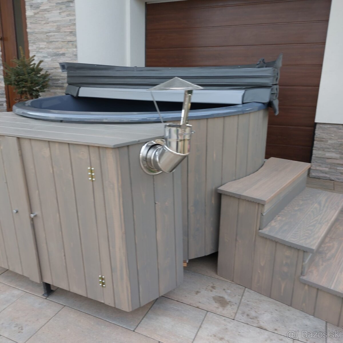 Kúpacia kaďa - vírivka s plynovým ohrevom vody (10kg flaša) - 11