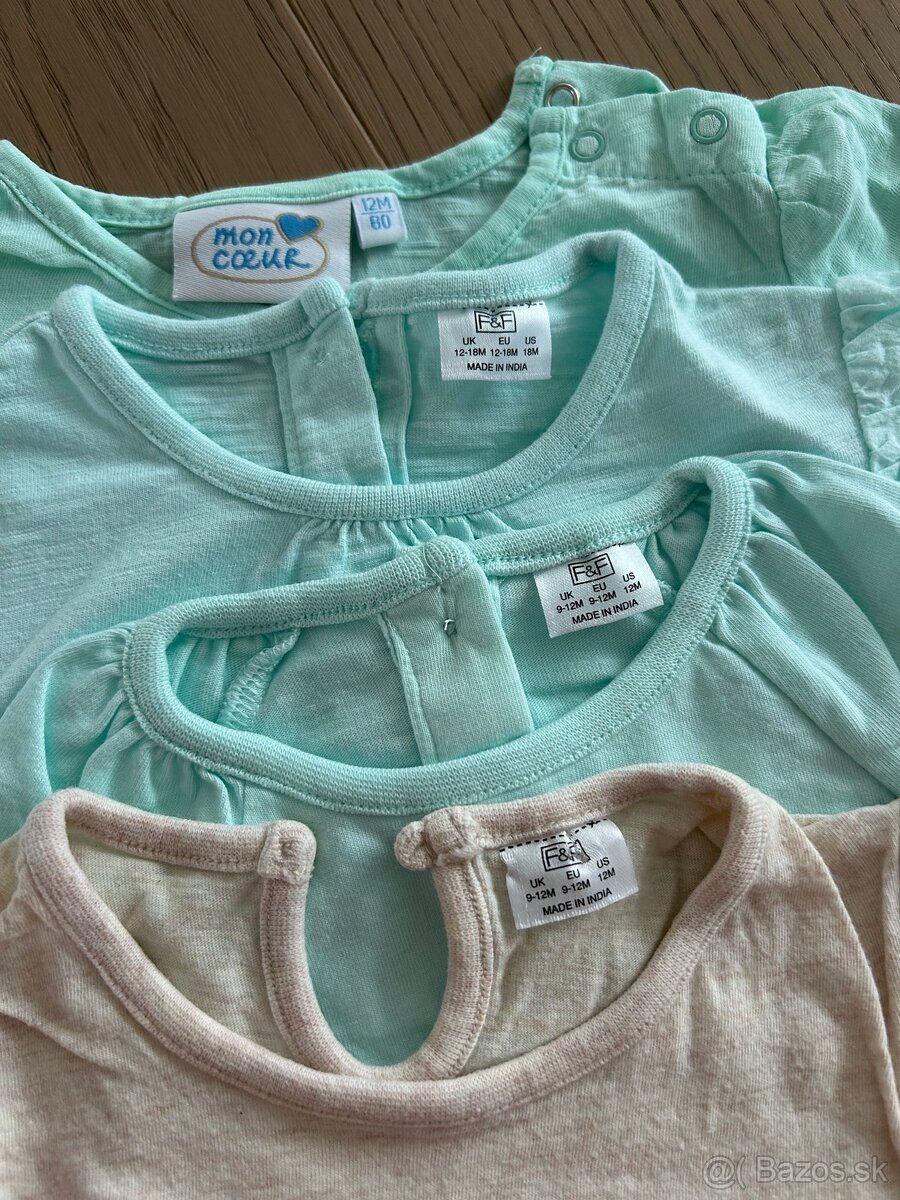 Balík letného oblečenia pre dievča veľkosť 74-80 - 11