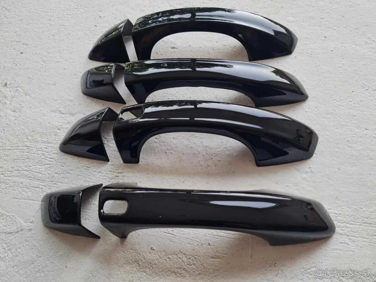 ČIERNE krytky klučiek - ŠKODA VOLKSWAGEN SEAT - 11